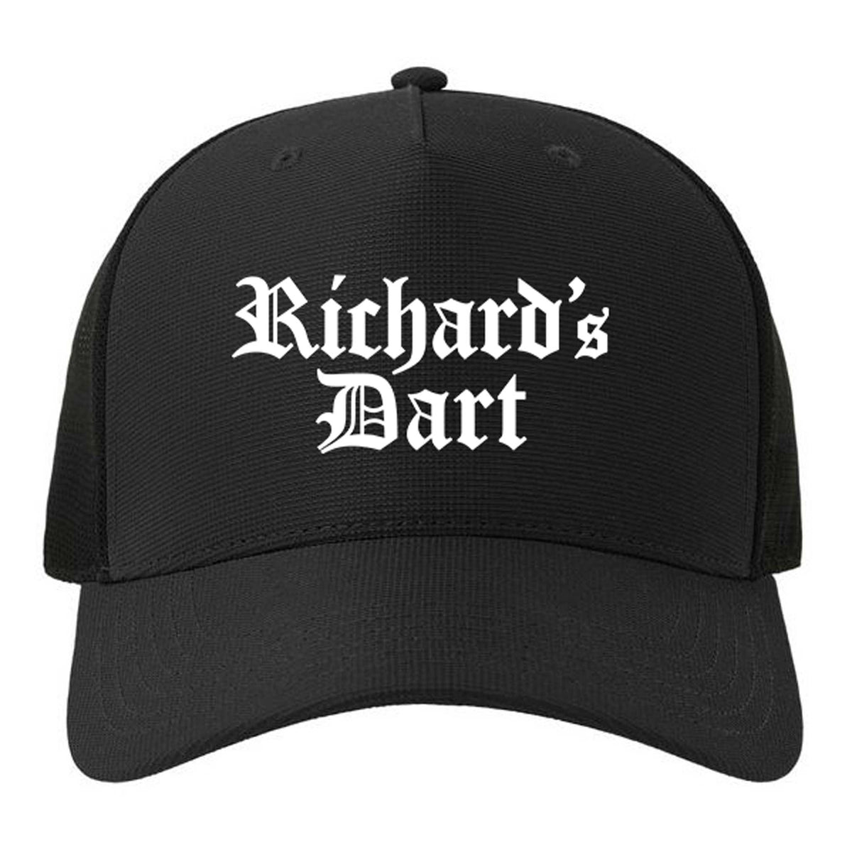 Richard´s Dart Musta Brodeerattu Lippis