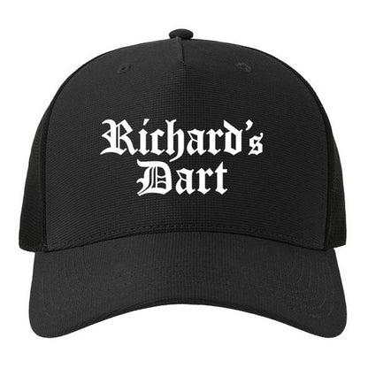 Richard´s Dart Musta Brodeerattu Lippis