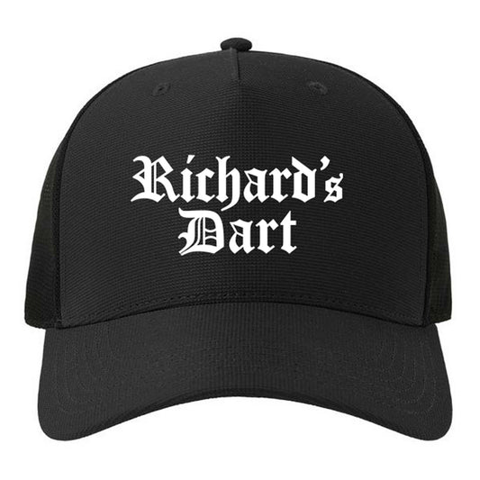 Richard´s Dart Musta Brodeerattu Lippis