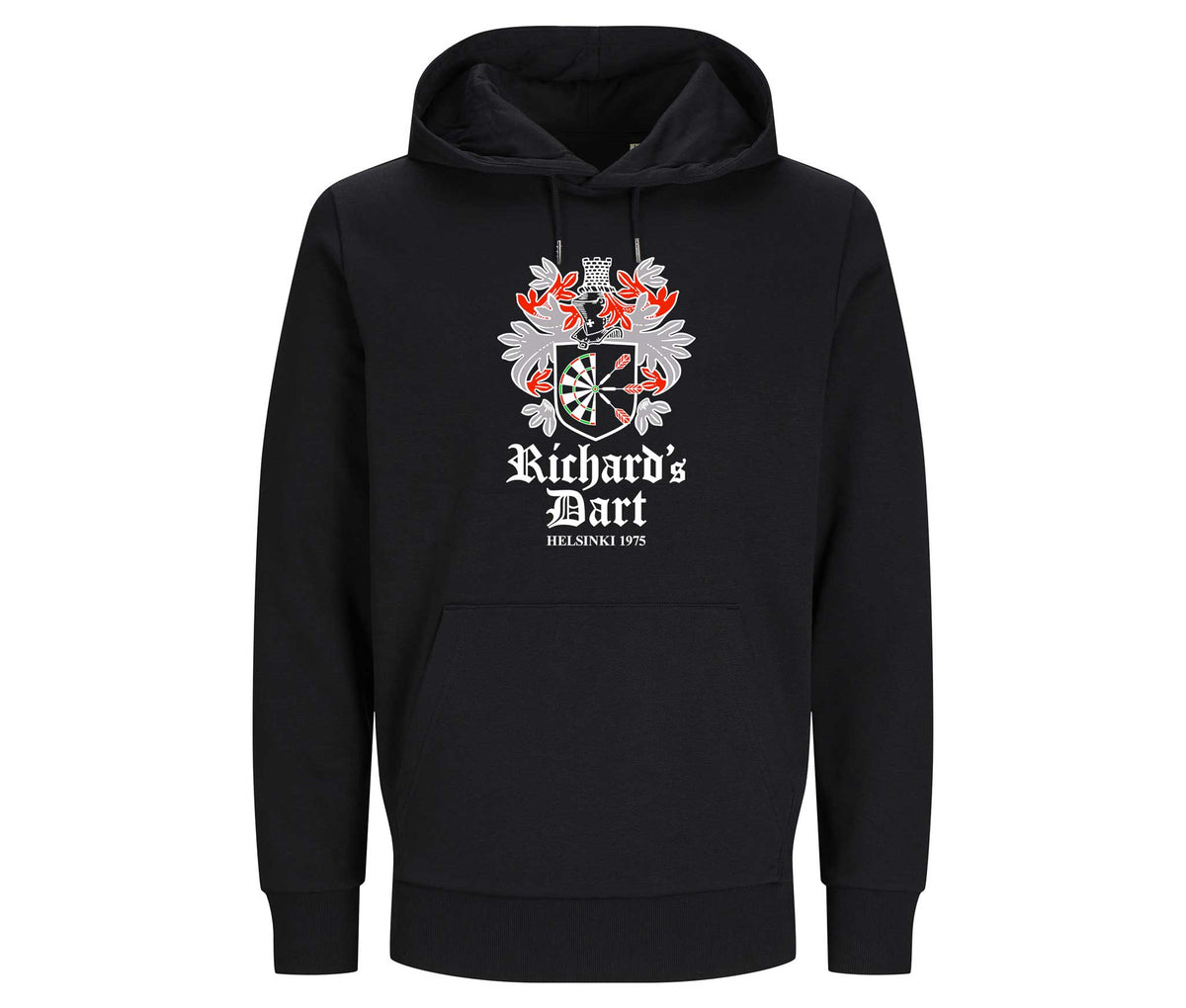 Richard´s Dart Musta Painettu huppari