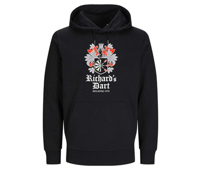 Richard´s Dart Musta Painettu huppari