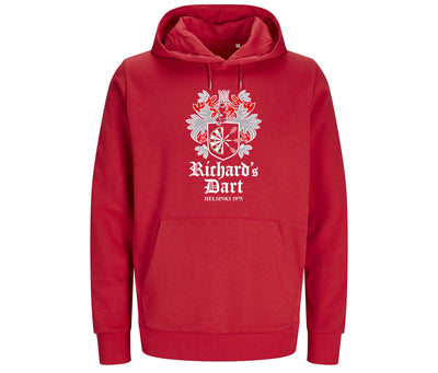 Richard´s Dart Punainen Painettu huppari