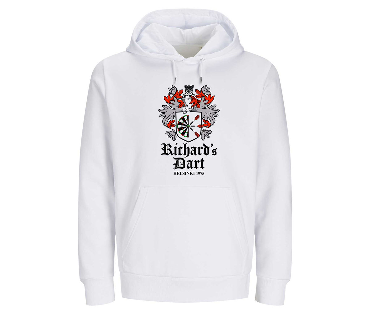 Richard´s Dart Valkoinen Painettu huppari