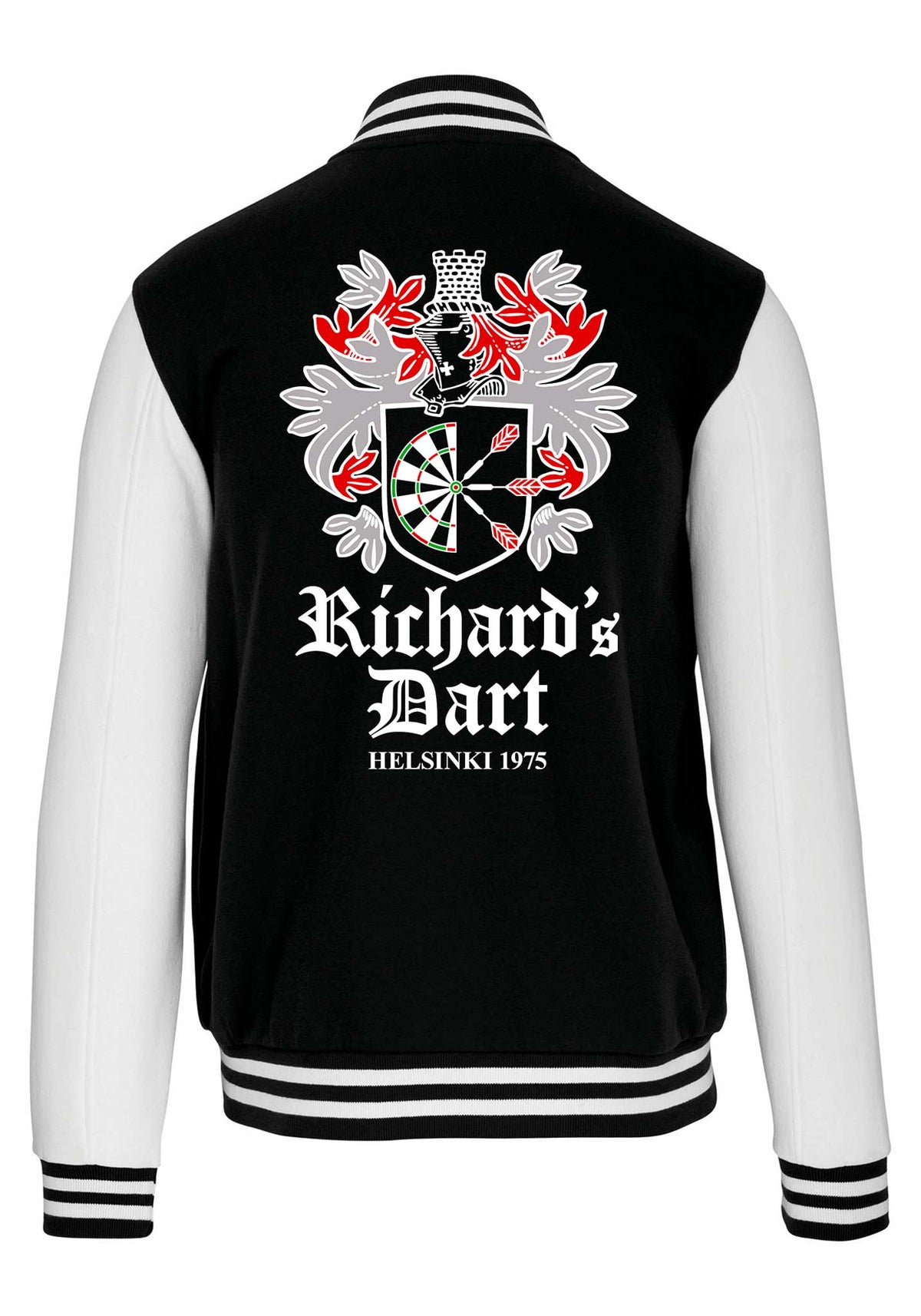Richard´s Dart Musta/Valkoinen Painettu Baseball takki