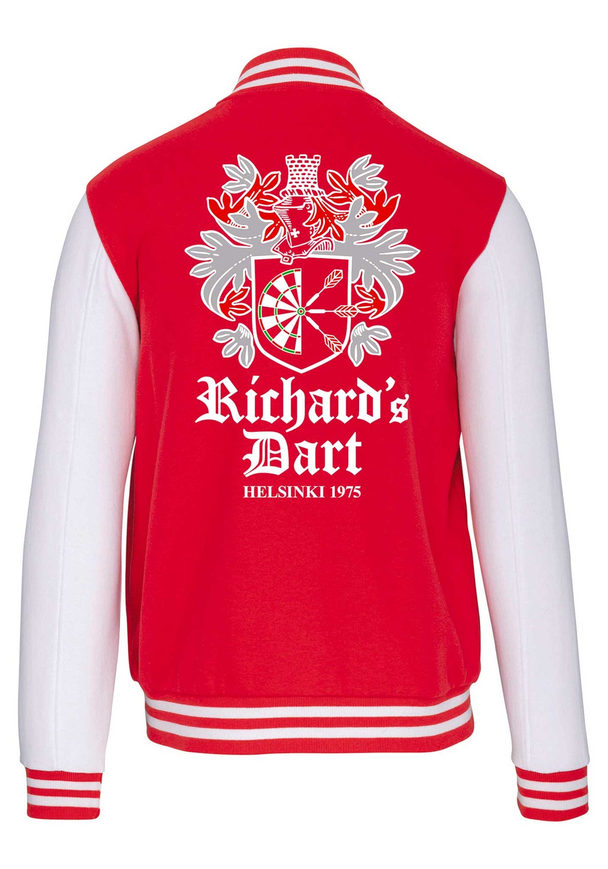 Richard´s Dart Puna/Valkoinen Brodeerattu Baseball takki