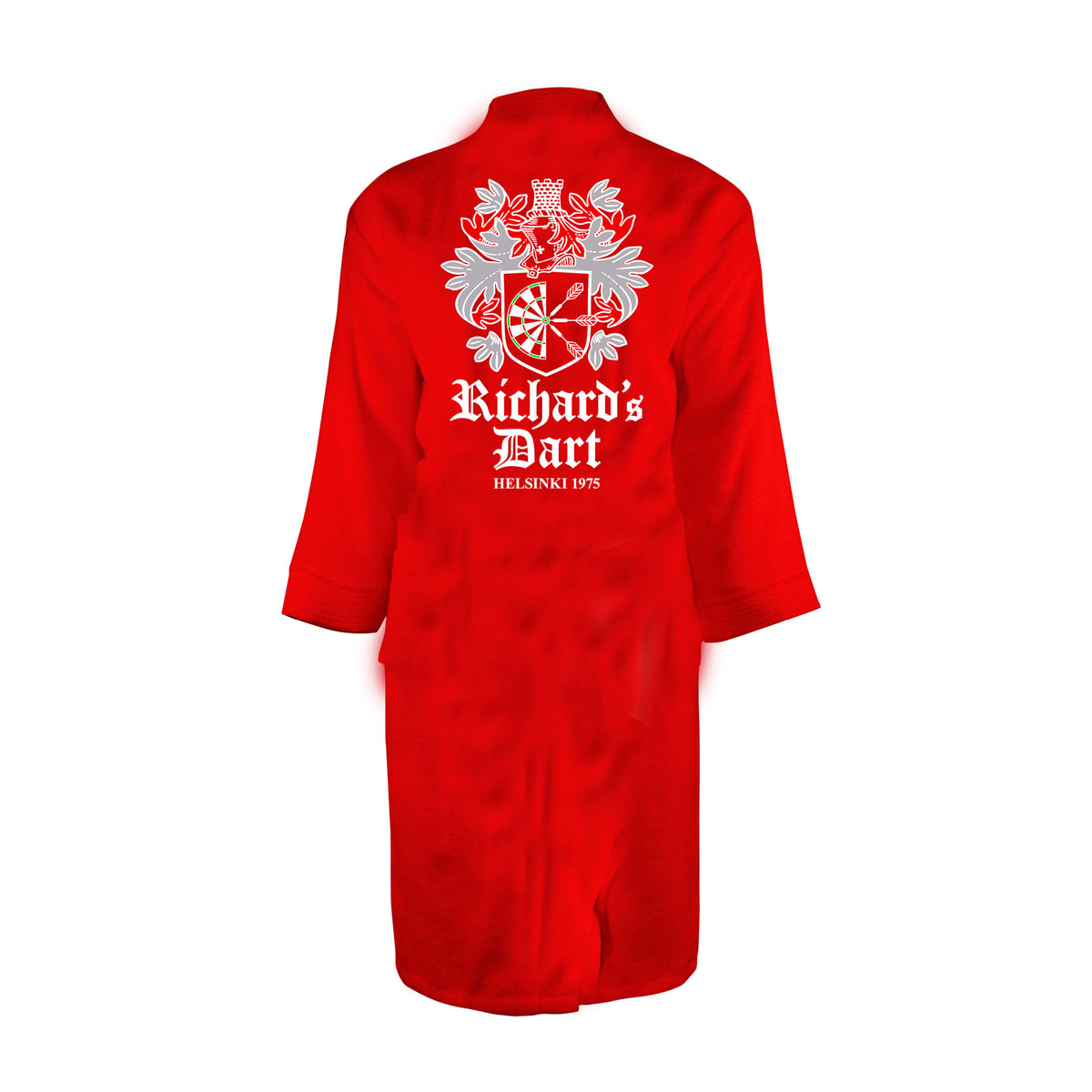 Richard´s Dart Punainen Kylpytakki ( Brodeeraukset )